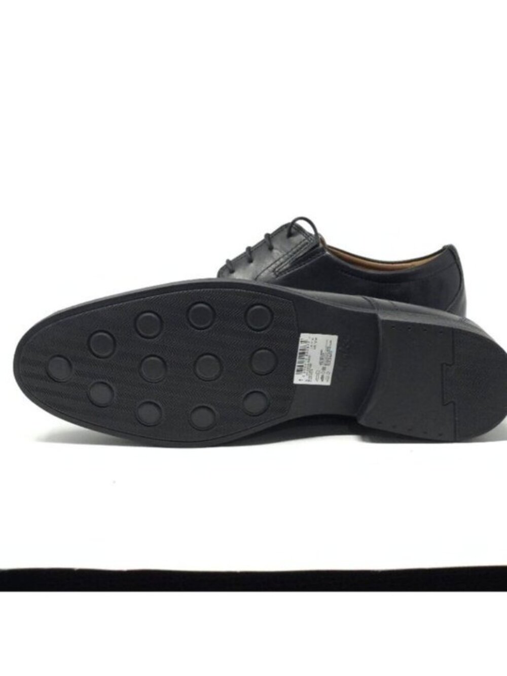 New Clarks Whiddon Pace Black Leather Oxford Men’s 12W - Picture 8 of 9